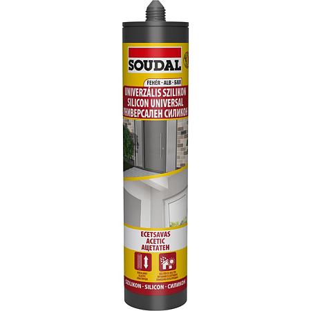 Silicon universal Soudal, alb, interior/exterior, 280 ml