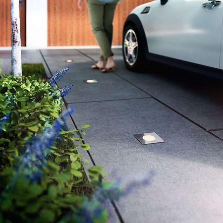 Spot incastrat exterior Philips myGarden Crust, inox 1 x LED, IP67, 3 W