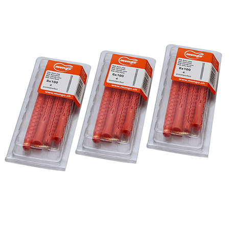 Diblu MQL, nylon, 8 x 100 mm, SET 4 BUC