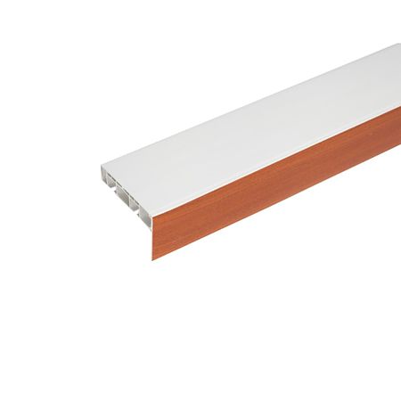 Masca pentru sina de tavan din PVC, cires, latime de 7,5 cm