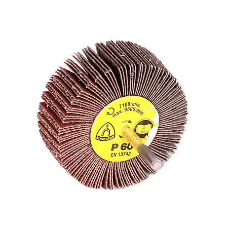 Perie abraziva cu tija Klingspor, pentru otel inoxidabil/metal/lemn/plastic, 80 X 30 mm