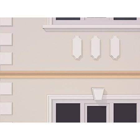 Brau decorativ de exterior FP311, polistiren EPS100 + mortar, 140 x 80 x 2000 mm Brau decorativ de exterior FP311, polistiren EPS100 + mortar, 140 x 80 x 2000 mm