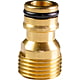 Adaptor robinet TopGarden cu filet exterior din alama, dimensiune 3/4"