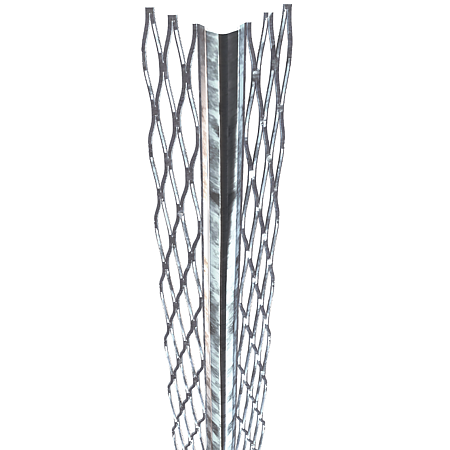 Profil de colt pentru tencuiala mecanizata, tabla zincata, 2,5 m