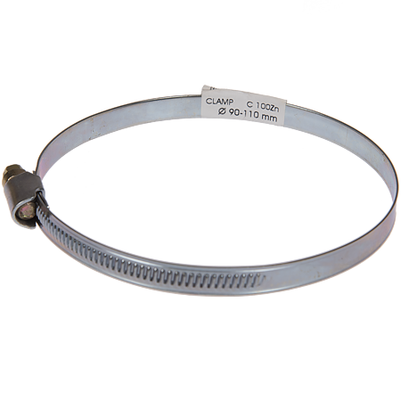Colier metalic pentru tub ventilatie, diametru 100 mm