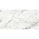 Gresie portelanata interior/exterior Thassos, rectificata, lucioasa, PEI 4, alb, aspect marmura, 60 x 120 cm
