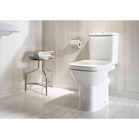 Capac pentru WC Roca Debba, rectangular, duroplast, alb