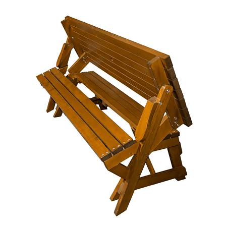 Set banca si masa Bucinmob Salzburg Mare 3 + 3 persoane, 195 x 72.5 x 77 cm