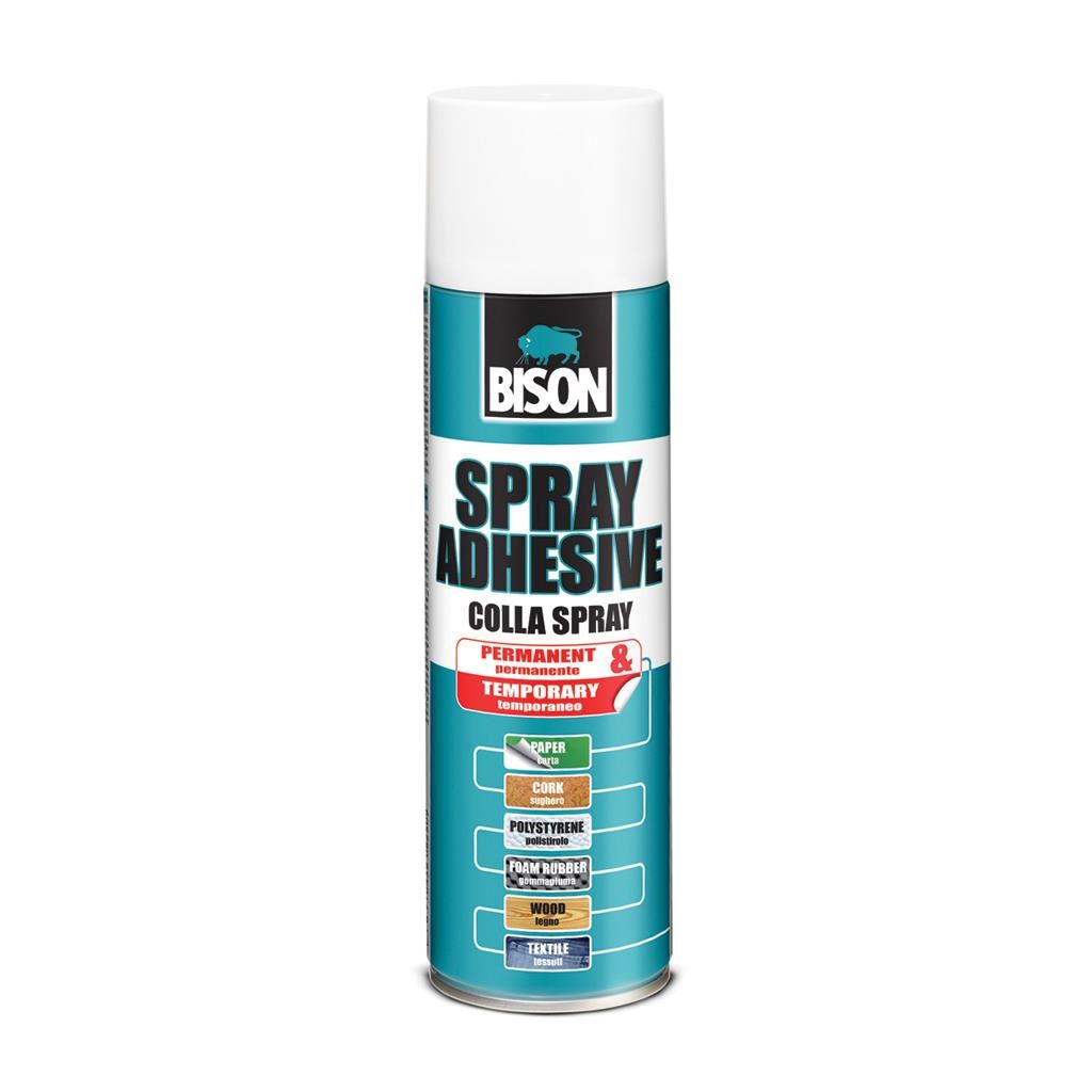 Adeziv de contact pulverizabil BISON Spray Adhesive, 200 ml   