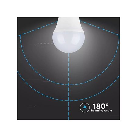 Bec LED G45, glob, E27, 8 W, lumina calda 3000 K