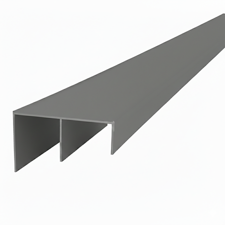 Profil de ghidare inferior SDS 9300, aluminiu anodizat mat, lungime 3 m