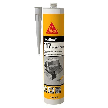 Adeziv pentru metale Sikaflex 117 Metal Force, interior/exterior, 290 ml