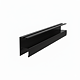 Profil Y cu perie ER 4681, negru, 3 m