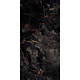 Gresie interior/exterior portelanata glazurata Fossil Agate, negru, lucios, 9 mm, 80 x 160 cm