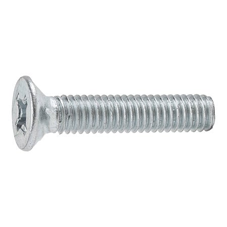 Surub cu cap inecat, otel zincat, M4 x 20 mm