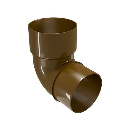 Cot 67,5° burlan PVC, Regenau, diam. 100 mm, maro, RAL 8017 Cot 67,5° burlan PVC, Regenau, diam. 100 mm, maro, RAL 8017