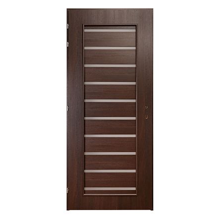Usa interior celulara Eco Euro Doors R80 Raluca, stanga, Gol, wenghe, 202 x 86 x 4 cm