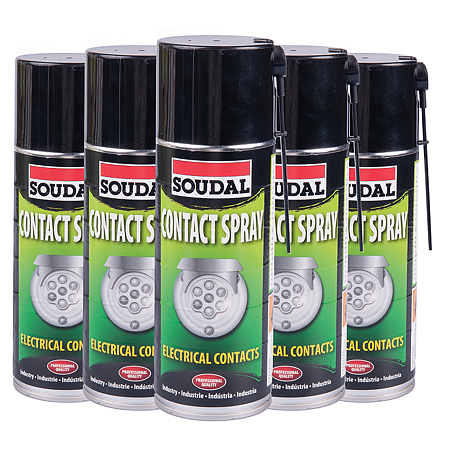 Spray curatare contacte electrice Soudal, transparent, 400 ml