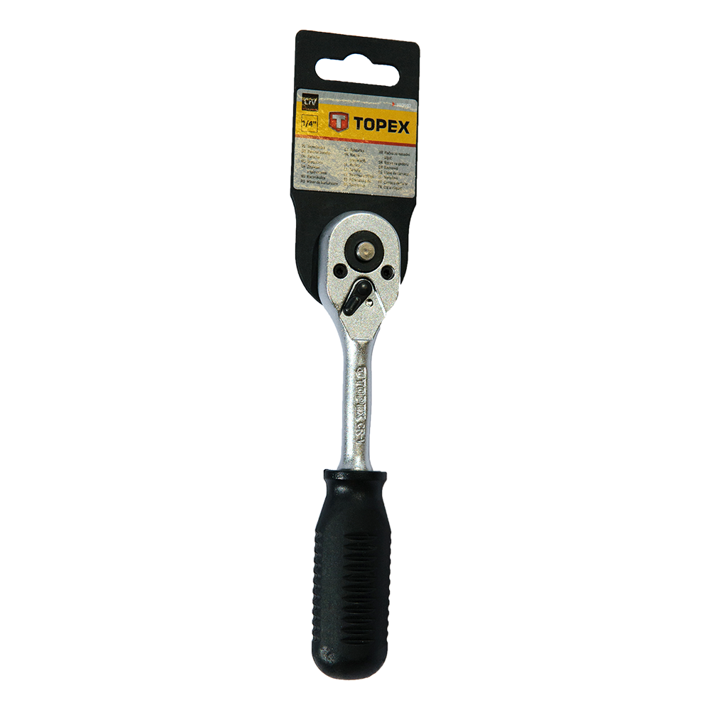 Antrenor cu clichet de 1/4 '' TOPEX 38D502, 24 de dinti, 150 mm