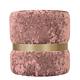 Taburet Ring, inel auriu, catifea roz E45, rotund, 38 x 38 x 40 cm