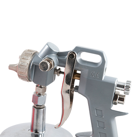 Pistol de vopsit pneumatic MTX, 1.2 mm, 1.5 mm, 1.8 mm, cupa jos, 1 l Pistol de vopsit pneumatic MTX, 1.2 mm, 1.5 mm, 1.8 mm, cupa jos, 1 l
