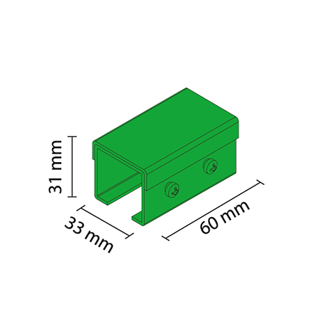 Conector profil rulare, Laguna, cale rulare sus