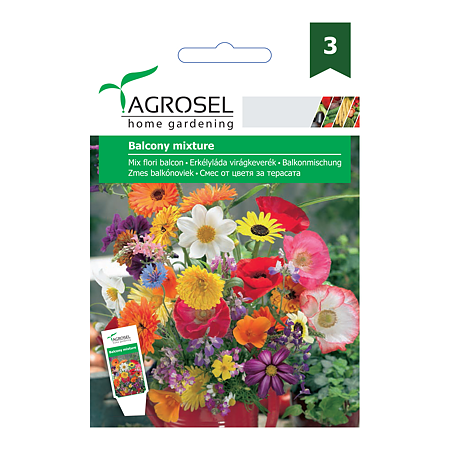 Seminte de flori de balcon mix, Agrosel 