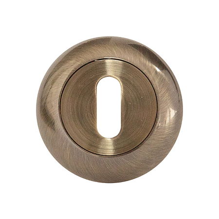 Rozeta pentru cheie, SN, rotunda, aliaj aluminiu, bronz antic, 5 x 5 cm