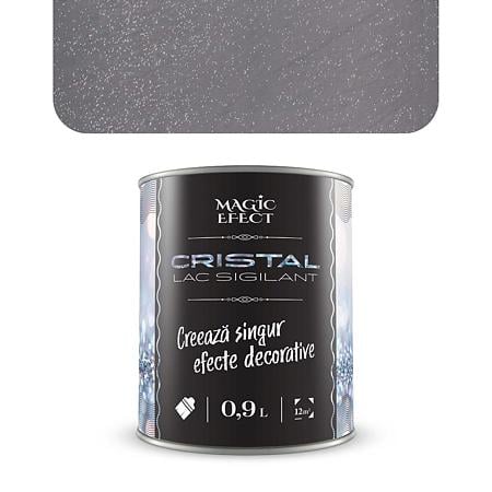 Pachet lac sigilant Magic Efect Cristal, crom/argintiu, 1 + 1 gratis, pensula inclusa