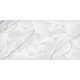 Gresie portelanata Cesarom Statuario, PEI4, textura relief, finisaj mat, alb, marmura, dreptunghiulara, grosime 9 mm, 60 x 30 cm 
