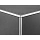 Profil SSQ B100, inox, argintiu lucios, 2.5 m