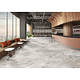 Gresie interior/exterior portelanata Craft Iris, mat efect carving, aspect marmura, 8 mm, gri, 80 x 160 cm
