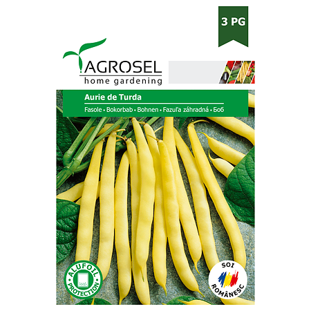 Seminte de fasole aurie de turda Agrosel, 45 g