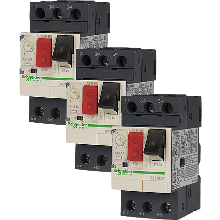 Intrerupator automat motor TeSys GV2 ,3P, Schneider GV2ME07AP, 1.6-2.5A