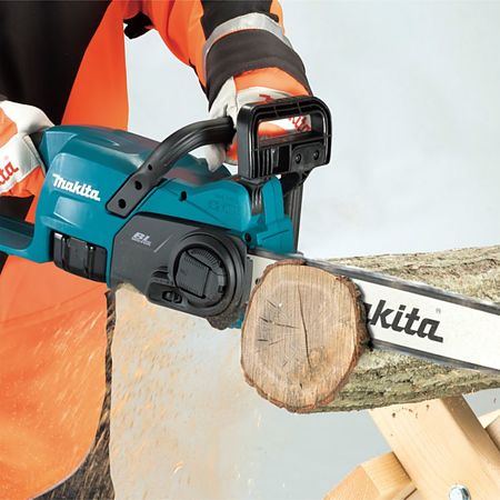 Fierastrau electric Makita, alimentare cu acumulatori, 610 W, lungime lant 35 cm, fara acumulatori si incarcator inclus
