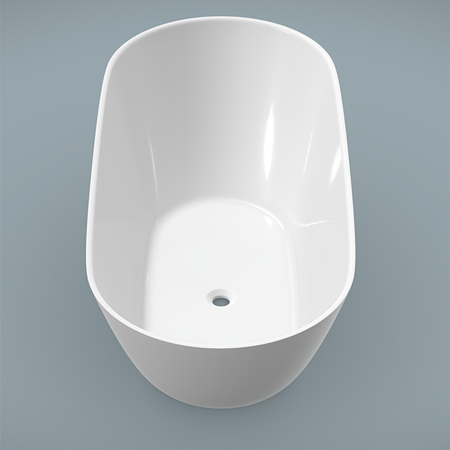 Cada freestanding Marmite BT 0604, compozit mineral, fara preaplin, alb mat, 1600 x 700 mm
