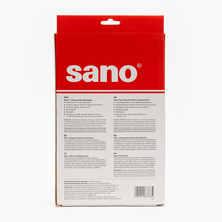 Saci depozitare vacuum Sano, transparent, XXL 90 x 55 cm, 2 bucati 