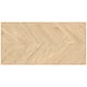 Gresie portelanata exterior/interior KAI Tilia Beige, rectificata, tip chevron, mat, decor lemn, bej, 60 x 120 cm
