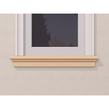 Solbanc decorativ exterior FP217, polistiren EPS 100, 120 x 70 x 2000 mm