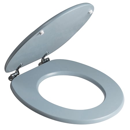 Capac WC Savini Due, MDF, gri, 37.1 x 44.1 cm