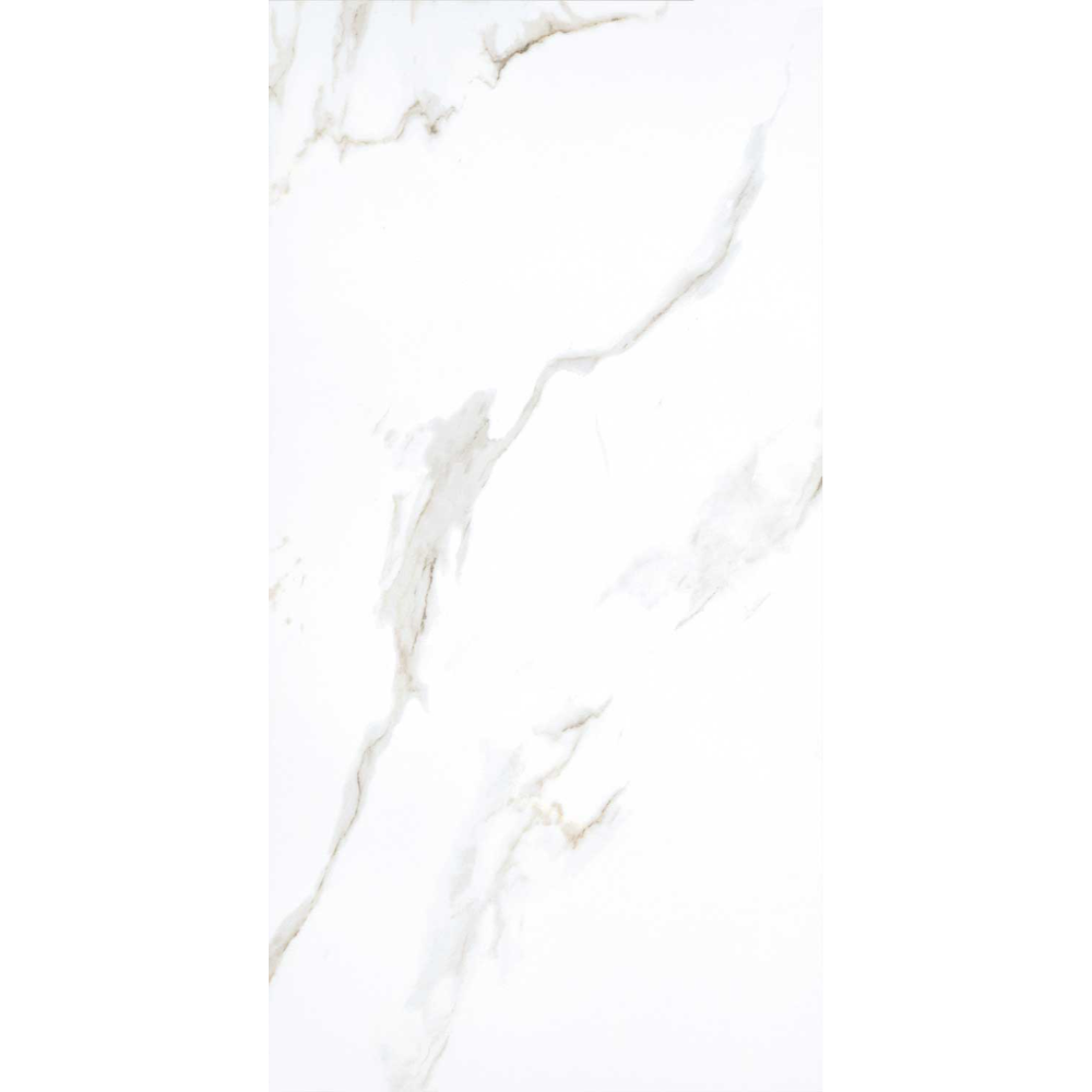 Gresie portelanata Calacatta de exterior/interior alb mat, dreptunghiulara, 120 x 60 cm 120