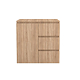 Comoda dormitor Osaka, pal melaminat, 1 usa si 3 sertare, sonoma, 80 x 80 x 43.3 cm Comoda dormitor Osaka, pal melaminat, 1 usa si 3 sertare, sonoma, 80 x 80 x 43.3 cm