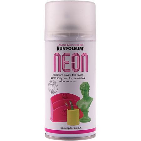 Vopsea spray neon Rust-Oleum, roz, mat, interior/exterior, 150 ml