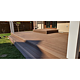Profil colt WPC Bencomp, wenge, 50 x 50 x 2000 mm