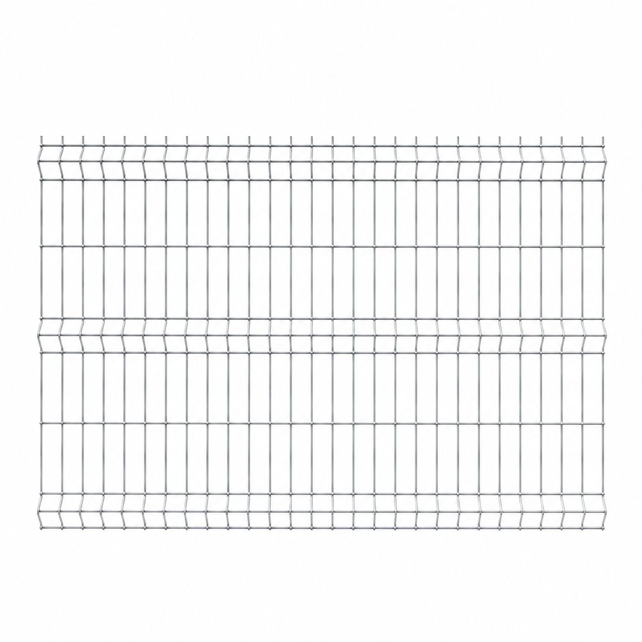 Panou gard bordurat zincat, 1200 x 2500 mm