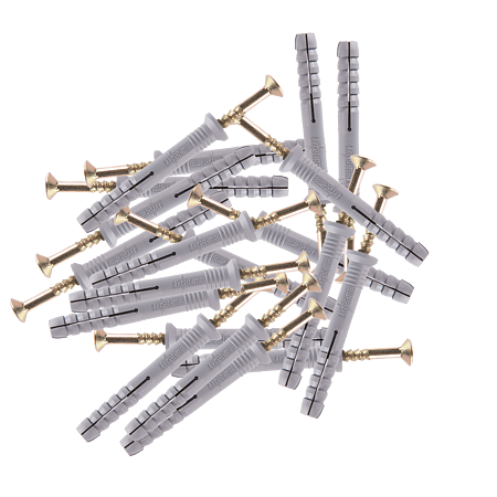 Diblu universal cu surub, 8 x 60 mm, 100 bucati/ cutie