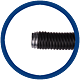 Copex metalic spiralat cu izolatie PVC, D 37 mm, 320N, rola 25 m