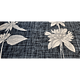 Covor bucatarie Herbal Living, 100% PES, imprimeu digital cu plante aromatice, negru, gri, alb, 70 x 140 cm