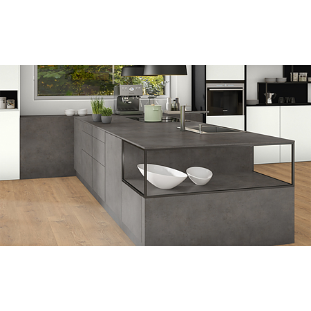 Pal melaminat Egger, Beton gri inchis F187 ST9, 2800 x 2070 x 18 mm Pal melaminat Egger, Beton gri inchis F187 ST9, 2800 x 2070 x 18 mm