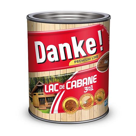 Lac pentru cabane 3 in 1, Danke, alun, interior/exterior, 0.75 l